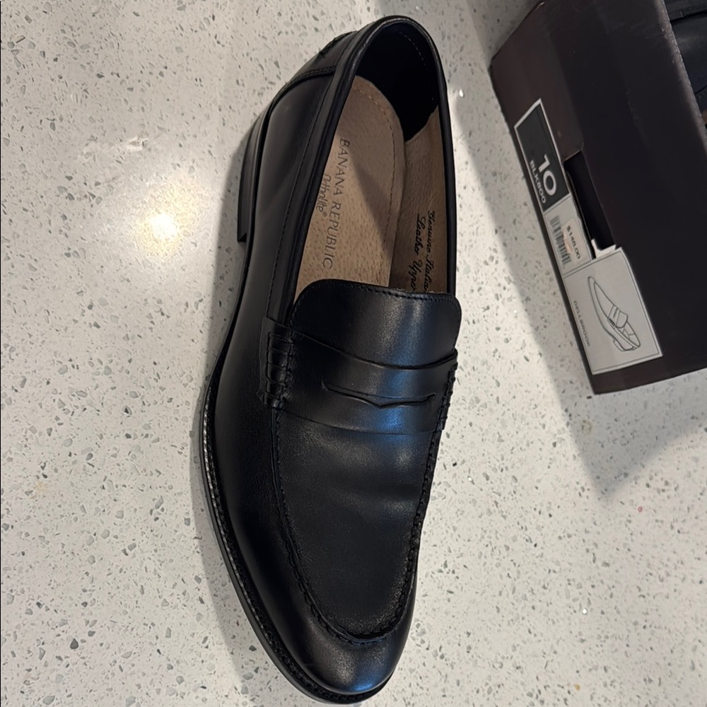 Banana Republic Black Dellbrook Loafers